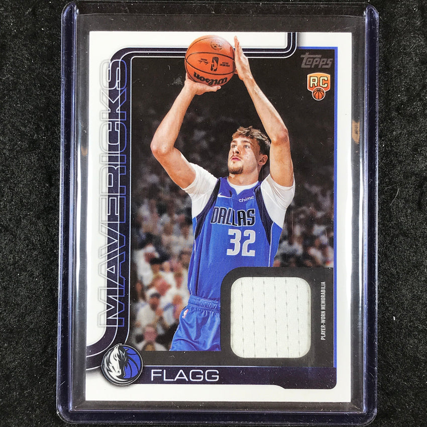 2025-26 Topps COOPER FLAGG Flagship Real Ones Rookie Jersey Relic Base #CF