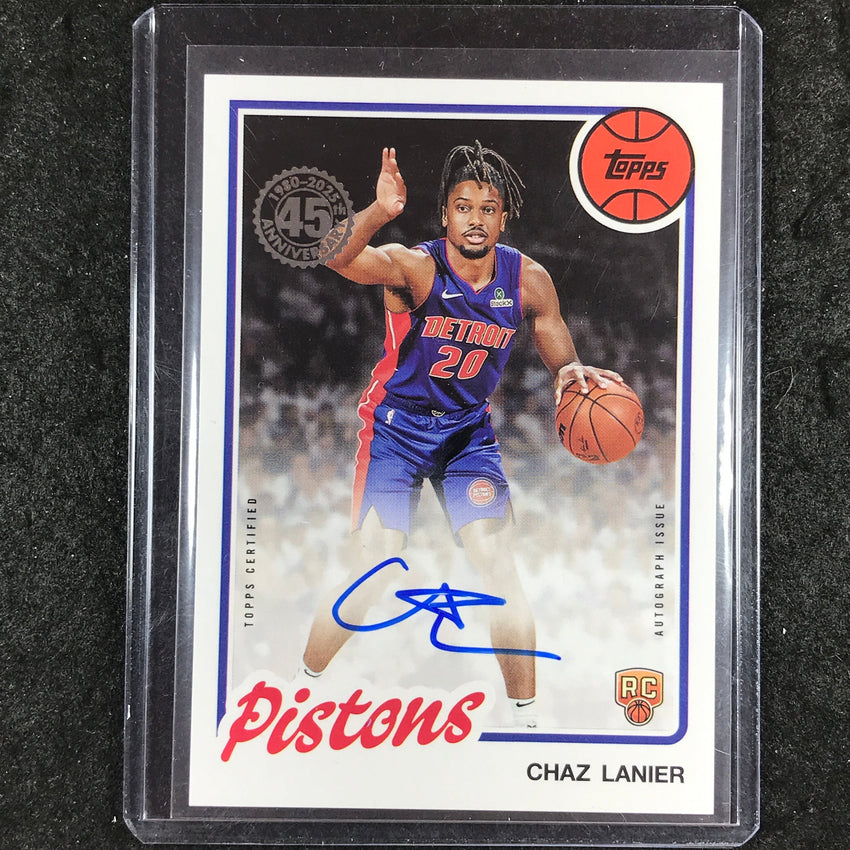 2025-26 Topps CHAZ LANIER 1980-81 Topps Rookie Auto Base #CL