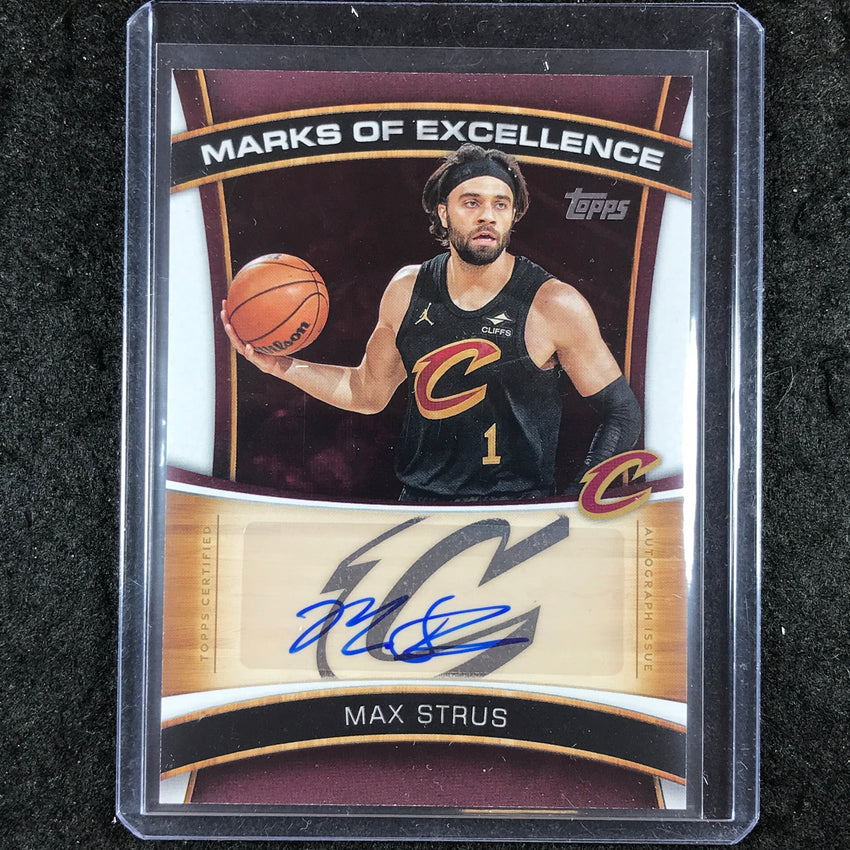 2025-26 Topps MAX STRUS Marks of Excellence Auto Base #MS
