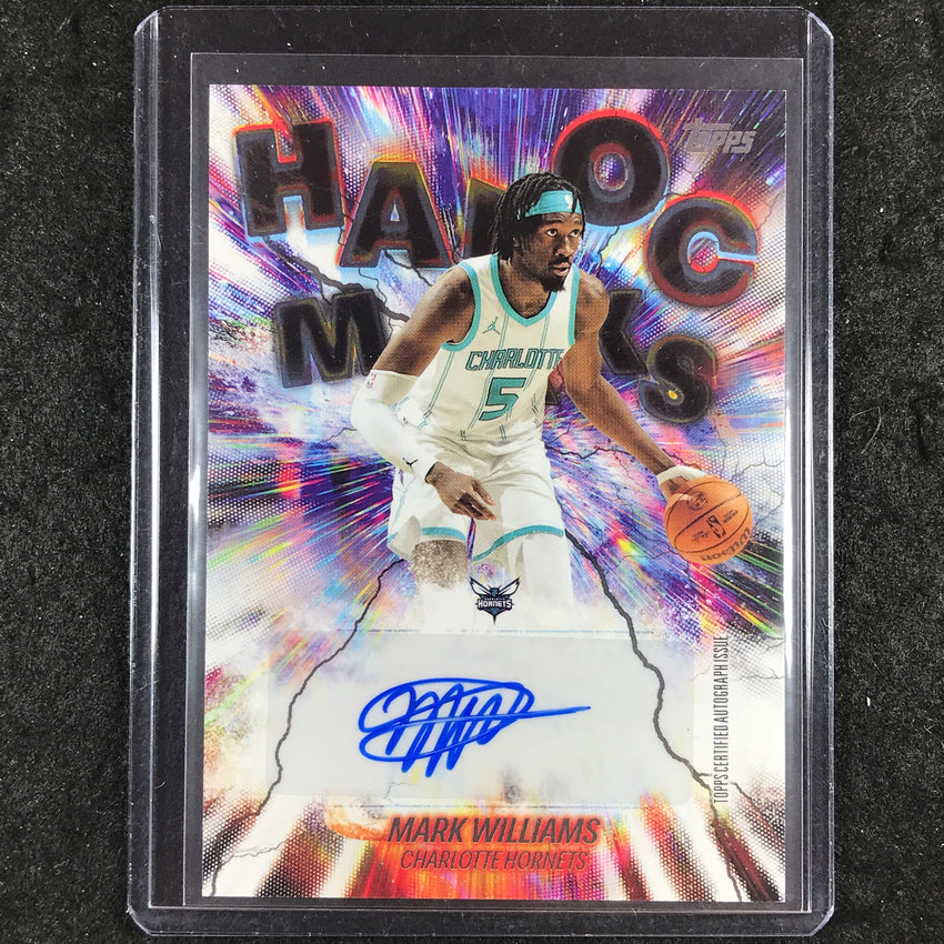 2025-26 Topps MARK WILLIAMS Havoc Marks Auto Base #MW