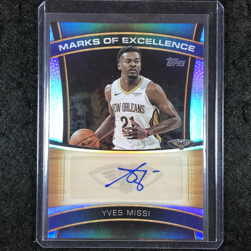 2025-26 Topps YVES MISSI Marks of Excellence Auto Rainbow #YM