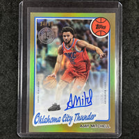 2025-26 Topps AJAY MITCHELL 1980-81 Topps Basketball Auto Gold 34/50