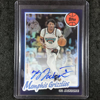 2025-26 Topps GG JACKSON II 1980-81 Topps Basketball Auto Black 10/10