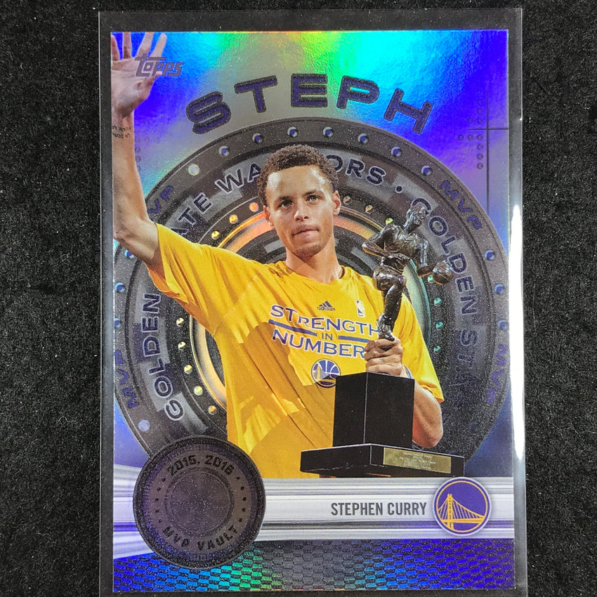2025-26 Topps STEPHEN CURRY MVP Vault Rainbow Foilboard #6