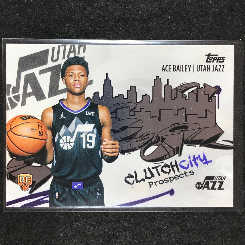 2025-26 Topps ACE BAILEY Clutch City Prospects Rookie Base #5