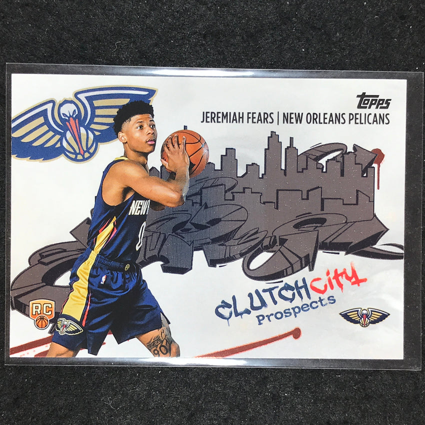 2025-26 Topps JEREMIAH FEARS Clutch City Prospects Rookie Base #7