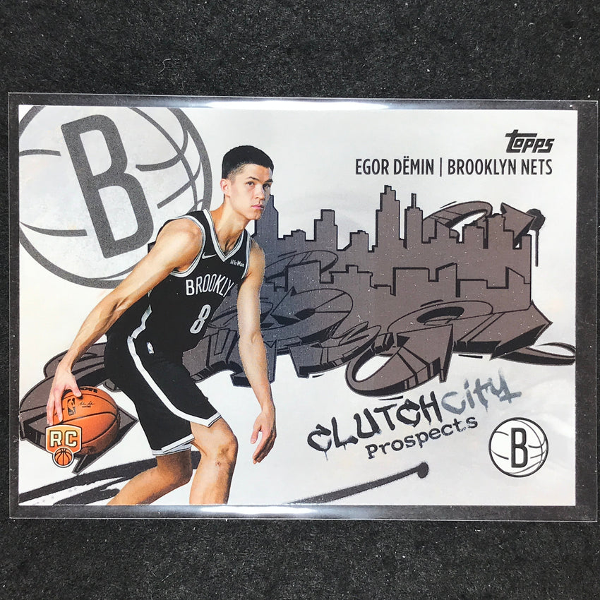 2025-26 Topps EGOR DEMIN Clutch City Prospects Rookie Base #8