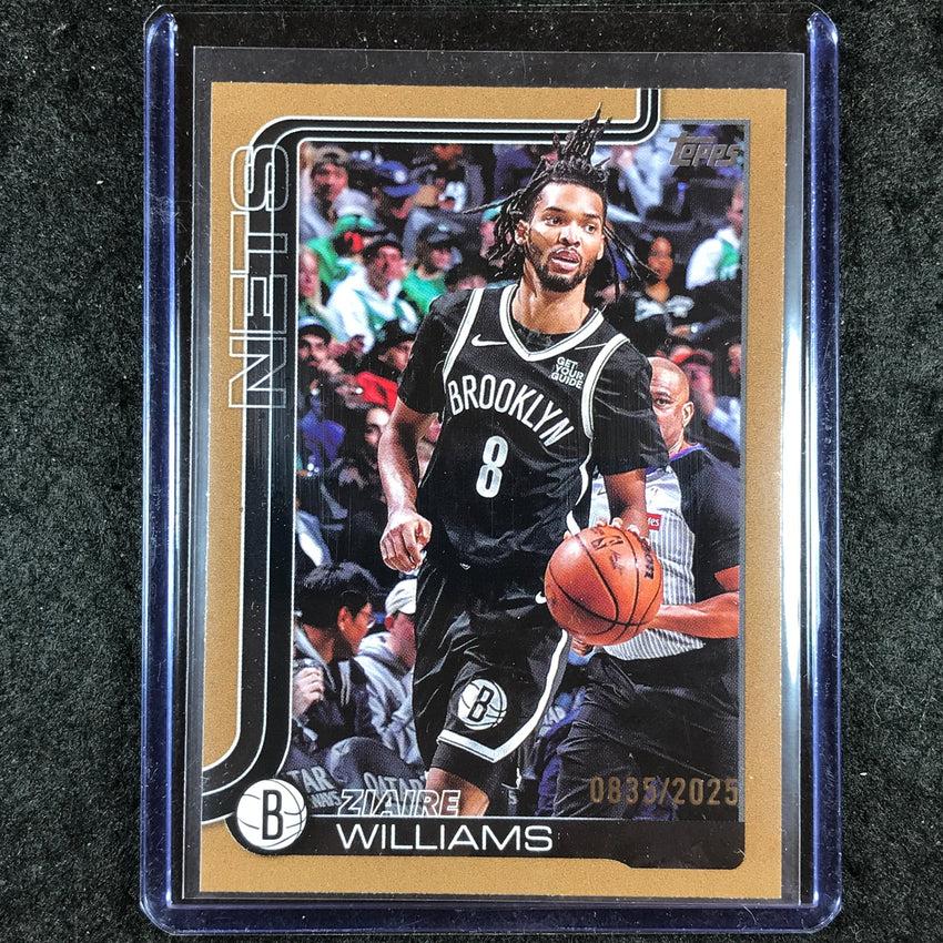 2025-26 Topps ZIAIRE WILLIAMS Gold /2025 #9