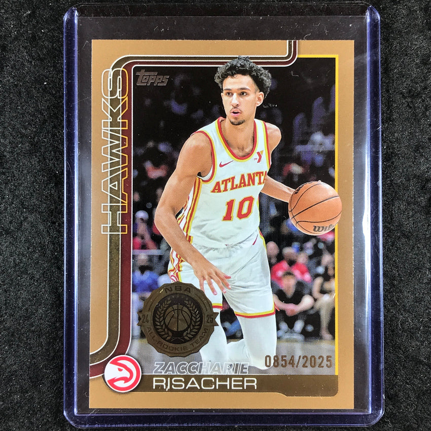 2025-26 Topps ZACCHARIE RISACHER Gold /2025 #62
