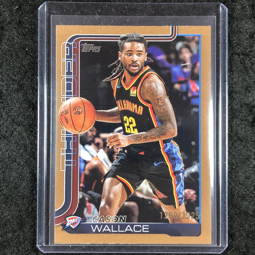 2025-26 Topps CASON WALLACE Gold /2025 #119