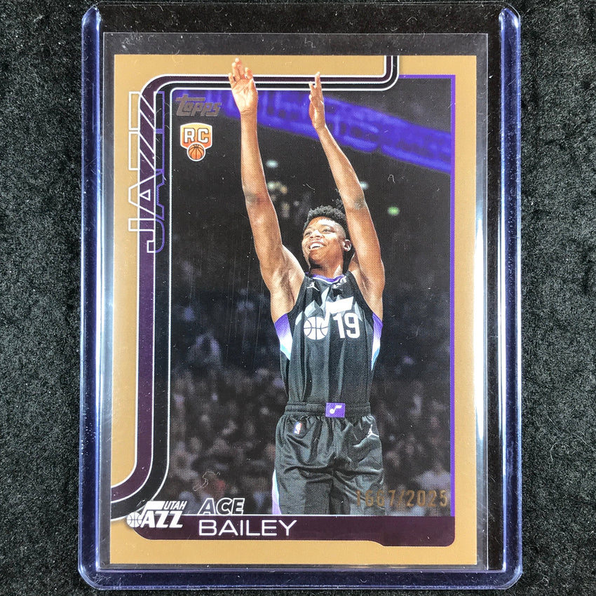 2025-26 Topps ACE BAILEY Rookie Gold /2025 #205