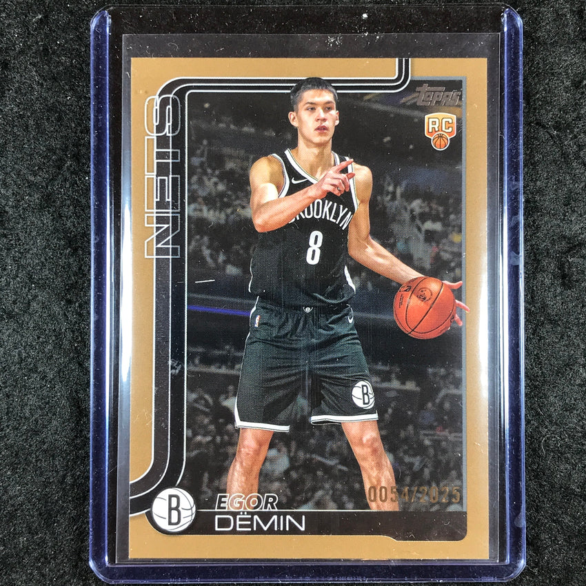 2025-26 Topps EGOR DEMIN Rookie Gold /2025 #208