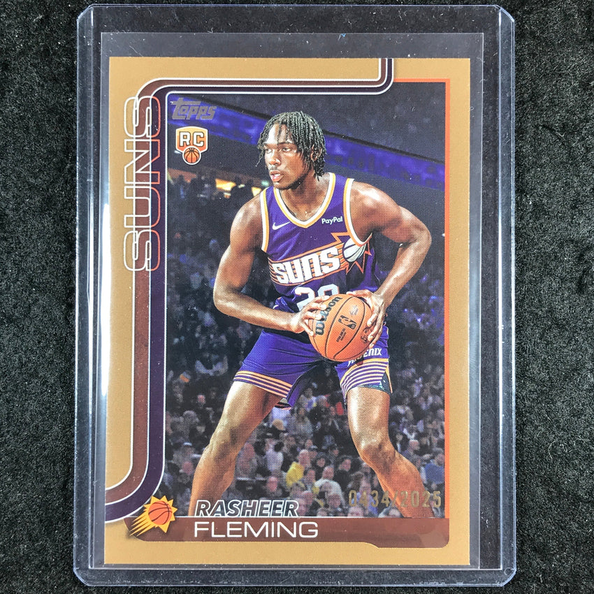 2025-26 Topps RASHEER FLEMING Rookie Gold /2025 #231