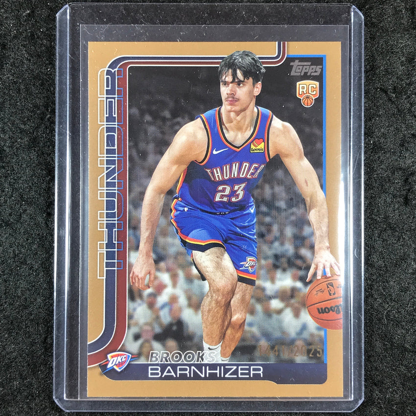 2025-26 Topps BROOKS BARNHIZER Rookie Gold /2025 #245