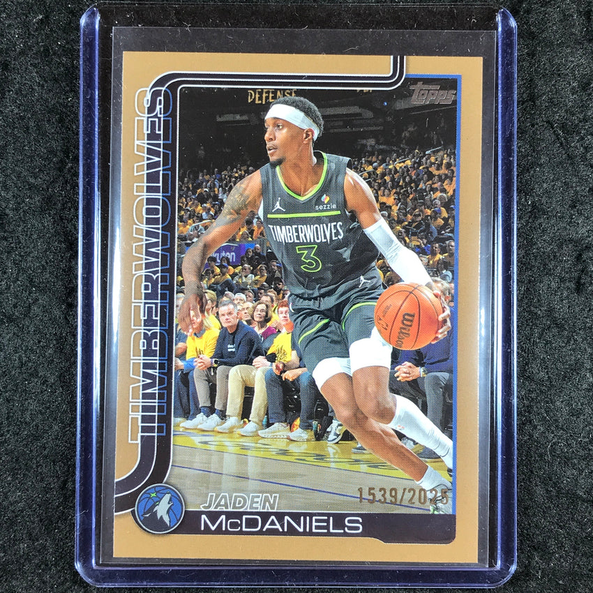 2025-26 Topps JADEN MCDANIELS Gold /2025 #248