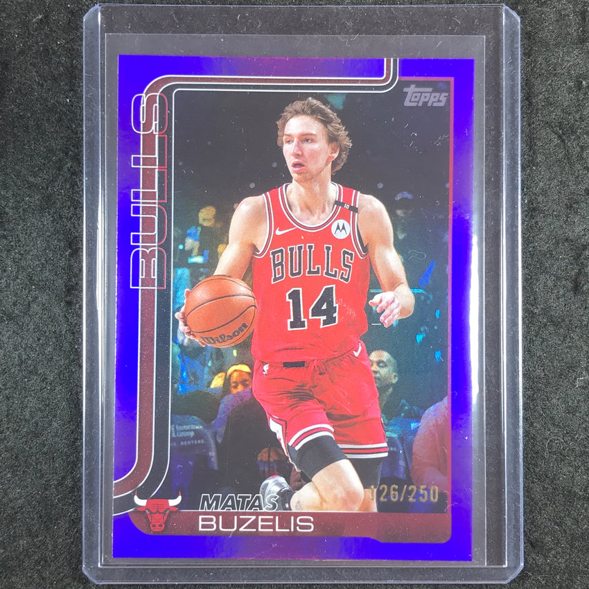 2025-26 Topps MATAS BUZELIS Purple Rainbow 126/250 #37