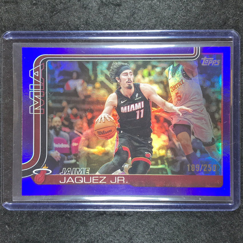 2025-26 Topps JAIME JAQUEZ JR. Purple Rainbow 189/250 #78