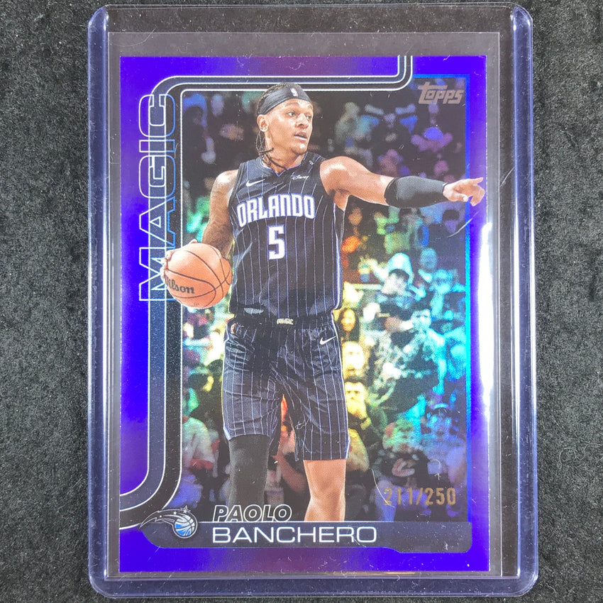 2025-26 Topps PAOLO BANCHERO Purple Rainbow 211/250 #87