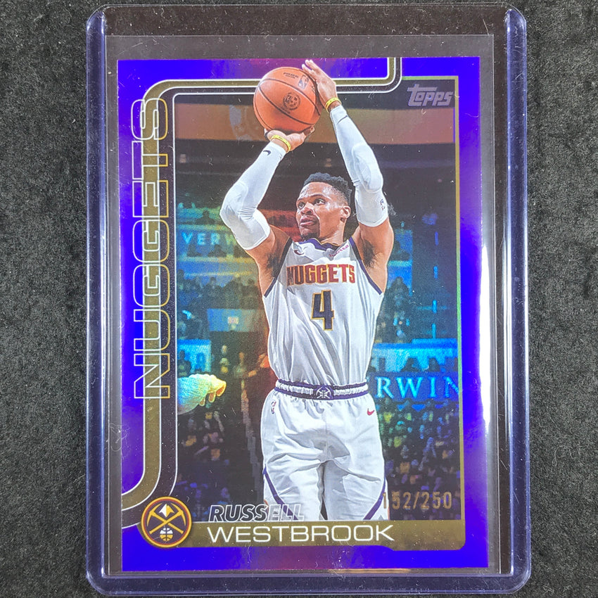 2025-26 Topps RUSSELL WESTBROOK Purple Rainbow 152/250 #104