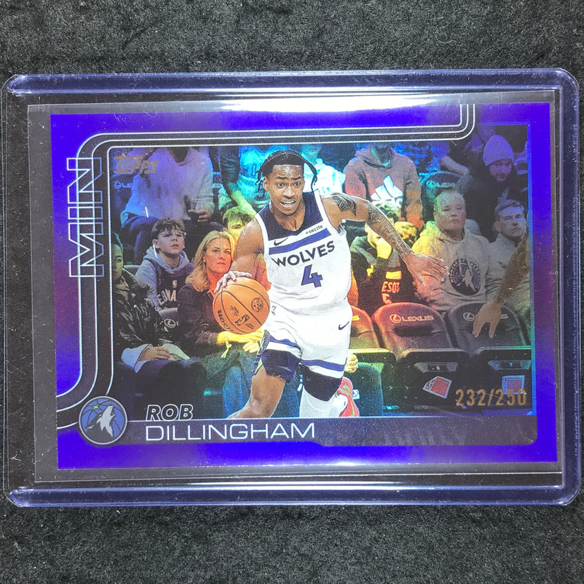 2025-26 Topps ROB DILLINGHAM Purple Rainbow 232/250 #114