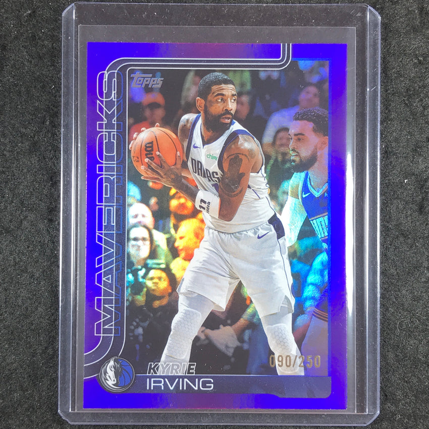 2025-26 Topps KYRIE IRVING Purple Rainbow 90/250 #168