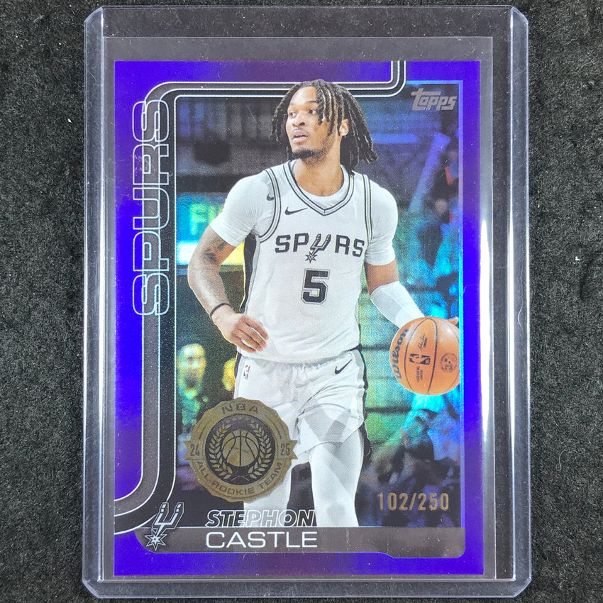 2025-26 Topps STEPHON CASTLE Purple Rainbow 102/250 #197