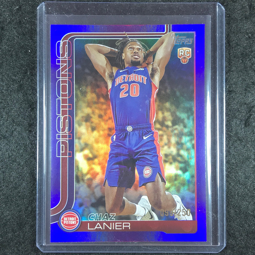 2025-26 Topps CHAZ LANIER Rookie Purple Rainbow 99/250 #238