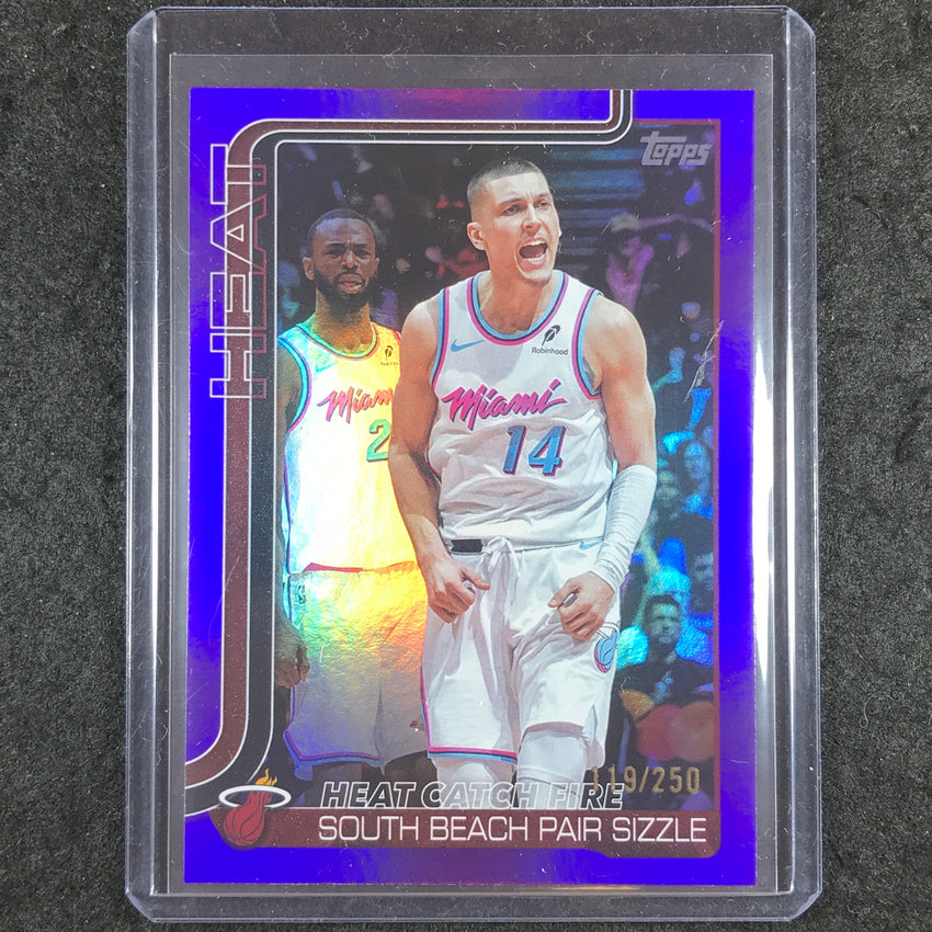 2025-26 Topps TYLER HERRO Combo Purple Rainbow 119/250 #284
