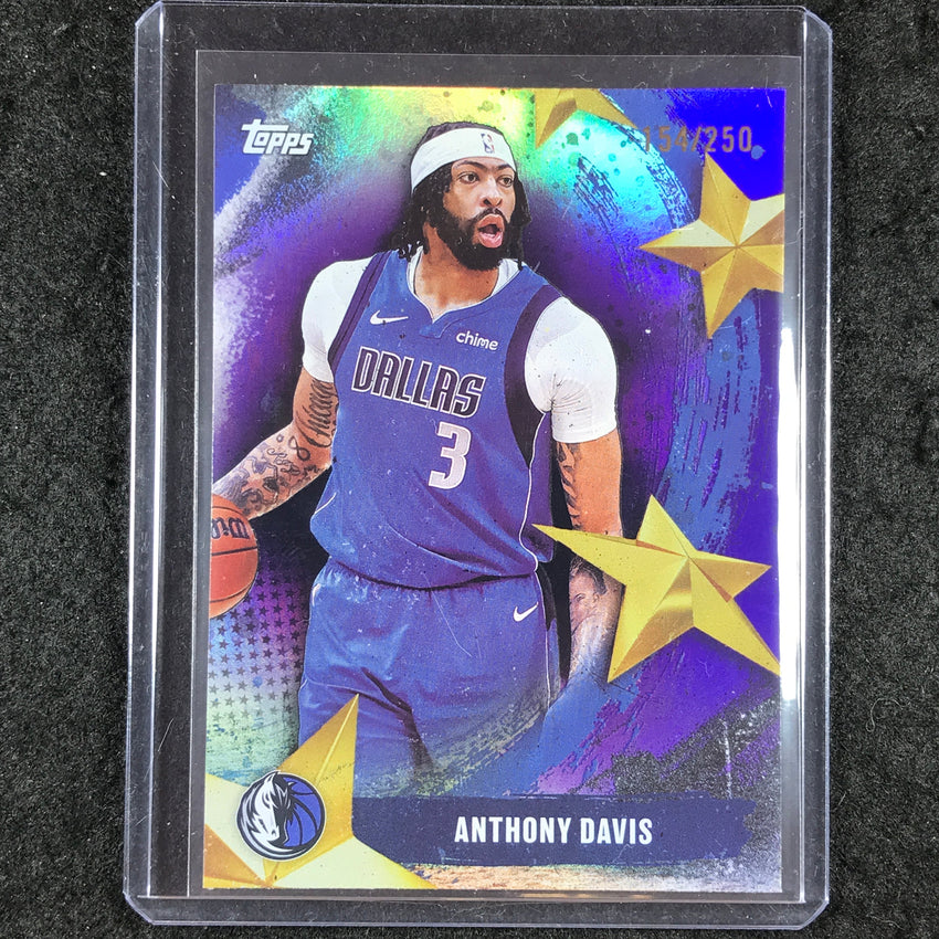 2025-26 Topps ANTHONY DAVIS Stars of the NBA Purple Rainbow 154/250 #12