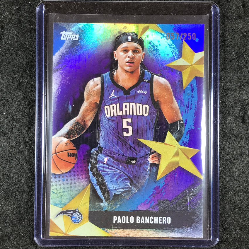 2025-26 Topps PAOLO BANCHERO Stars of the NBA Purple Rainbow 57/250 #20
