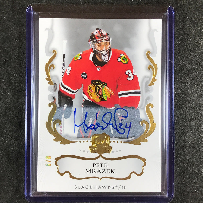 2023-24 The Cup Hockey PETR MRAZEK Gold Foil Auto 6/8 #20