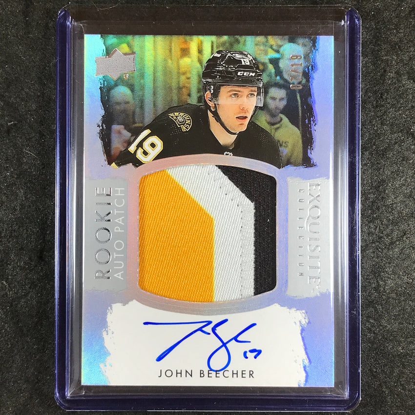 2023-24 The Cup Hockey JOHN BEECHER Exquisite Rookie Patch Auto 7/19