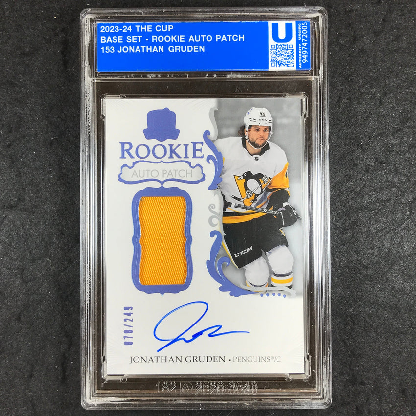 2023-24 The Cup Hockey JONATHAN GRUDEN Rookie Patch Auto 78/249 [ENCASED]