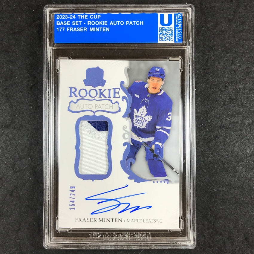 2023-24 The Cup Hockey FRASER MINTEN Rookie Patch Auto 154/249 [ENCASED]