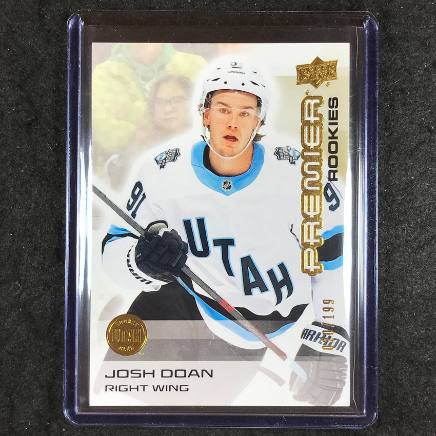 2024-25 Premier Hockey JOSH DOAN Rookies Base Gold 20/199 #111