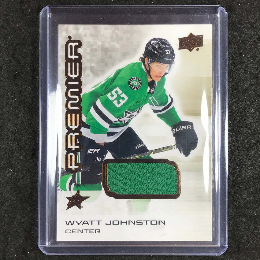 2024-25 Premier Hockey WYATT JOHNSTON Base Jersey Relic Bronze #53