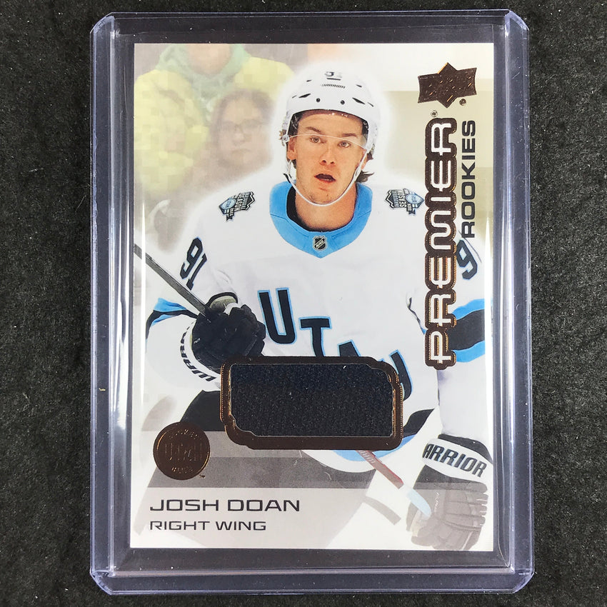 2024-25 Premier Hockey JOSH DOAN Base Rookie Jersey Relic Bronze #111