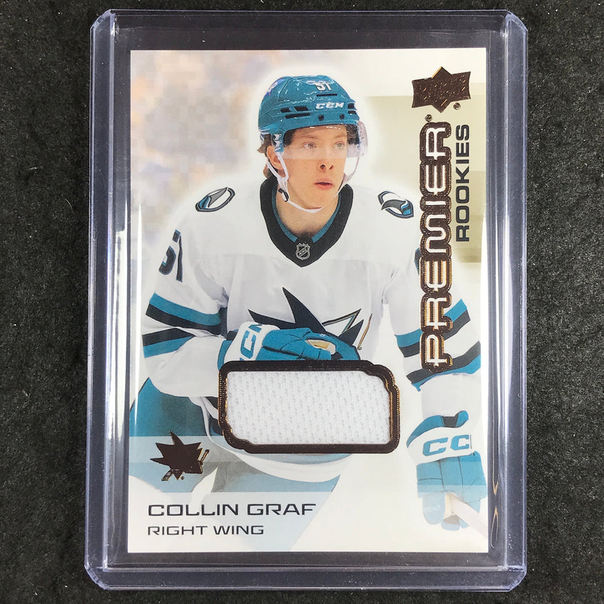 2024-25 Premier Hockey COLLIN GRAF Base Rookie Jersey Relic Bronze #120