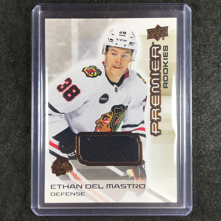 2024-25 Premier Hockey ETHAN DEL MASTRO Base Rookie Jersey Relic Bronze #148