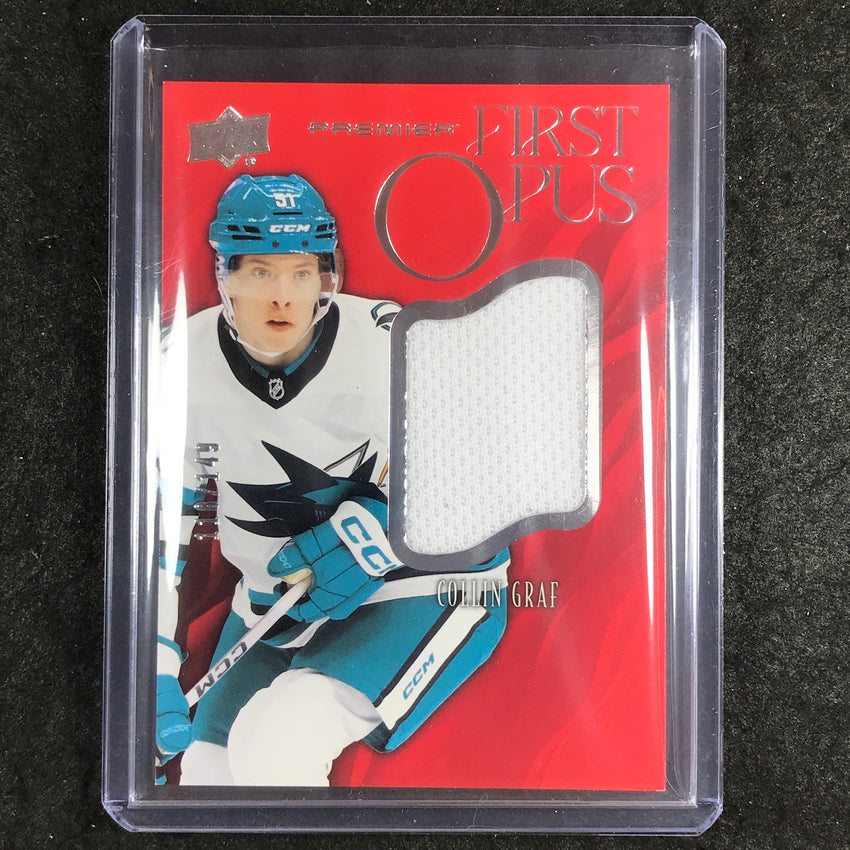 2024-25 Premier Hockey COLLIN GRAF First Opus Rookie Jersey Relic 118/149