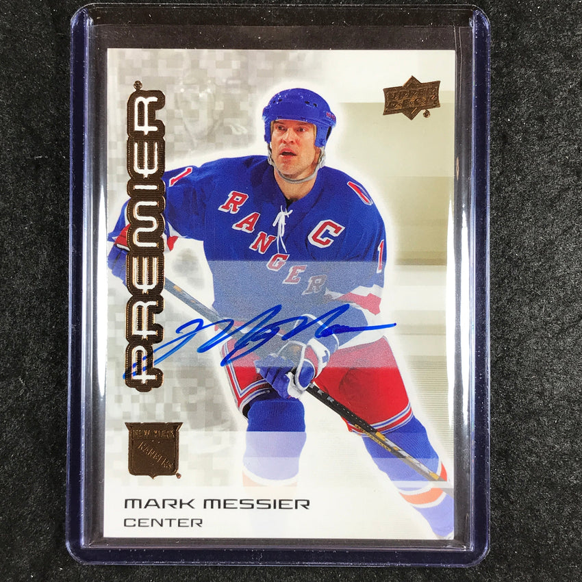 2024-25 Premier Hockey MARK MESSIER Base Auto Bronze #92