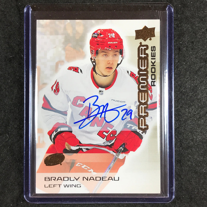 2024-25 Premier Hockey BRADLY NADEAU Base Rookies Auto Bronze #103