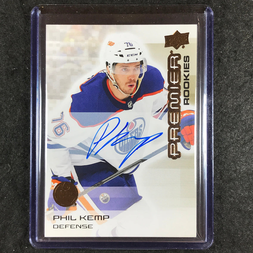 2024-25 Premier Hockey PHIL KEMP Base Rookies Auto Bronze #108
