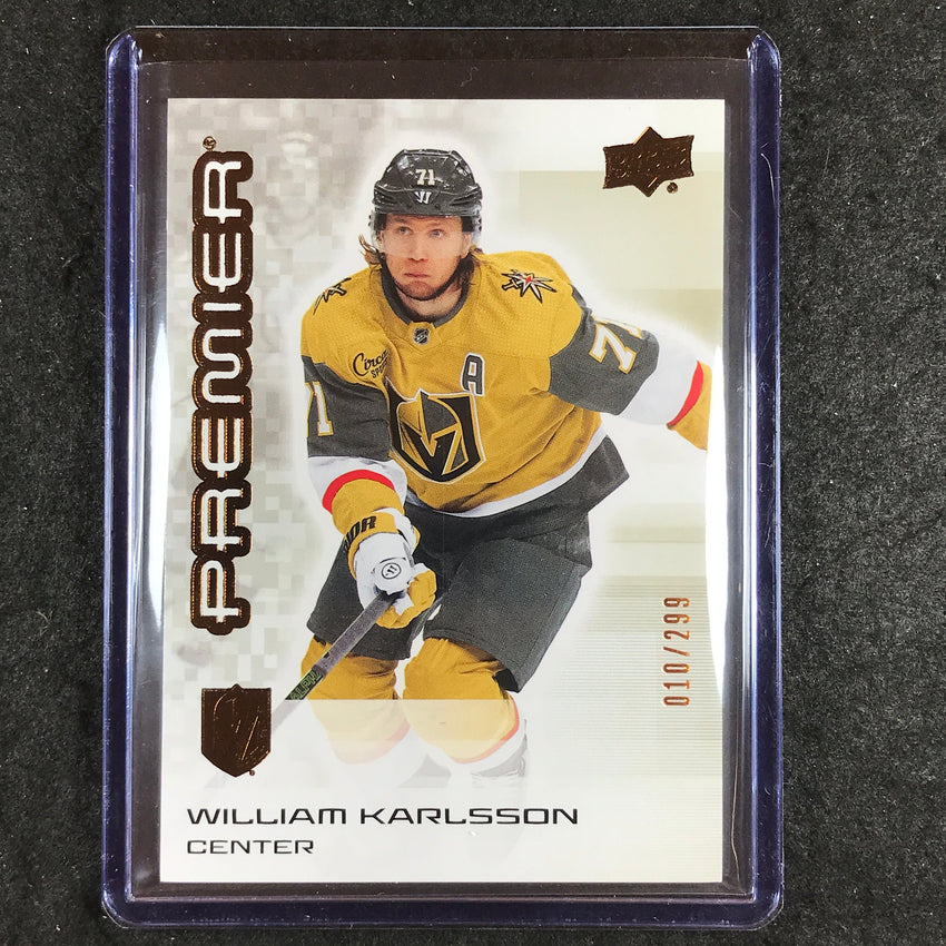 2024-25 Premier Hockey WILILAM KARLSSON Base Bronze 10/299 #40