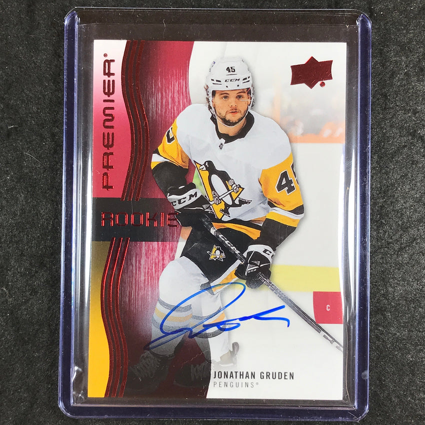 2024-25 Premier Hockey JONATHAN GRUDEN Update 23-24 Base Rookie Auto #128