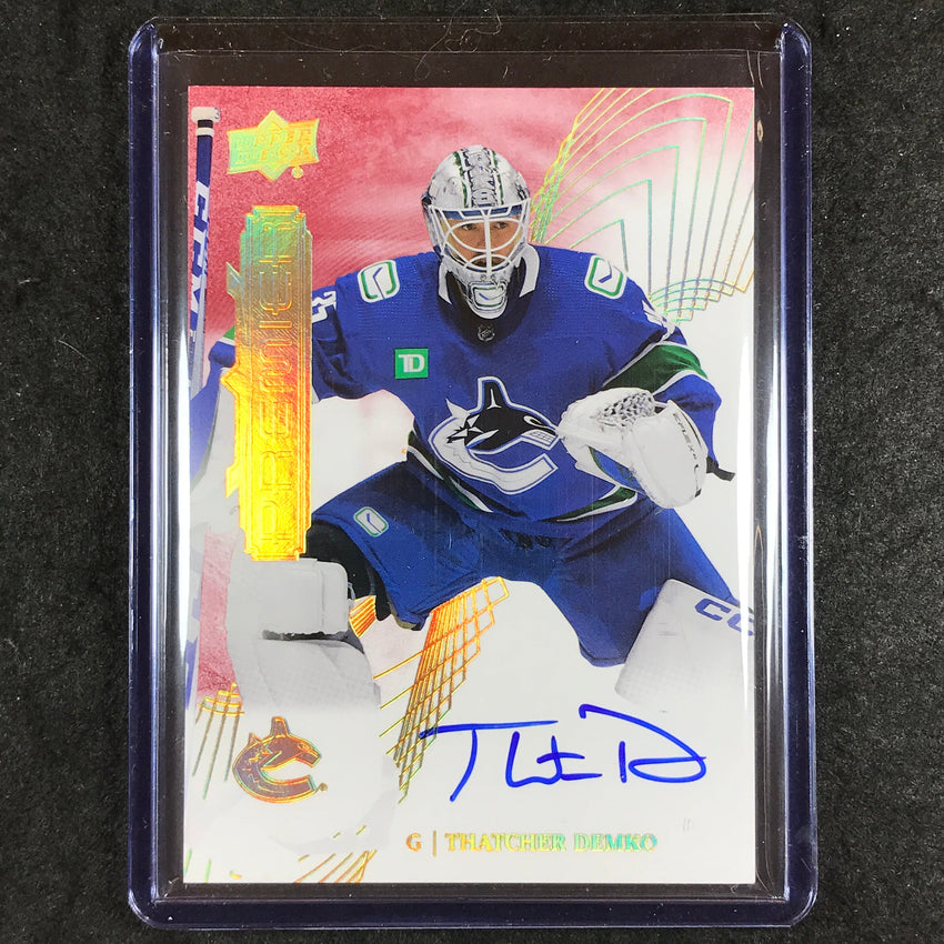 2024-25 Premier Hockey THATCHER DEMKO Update 22-23 Base Auto #33