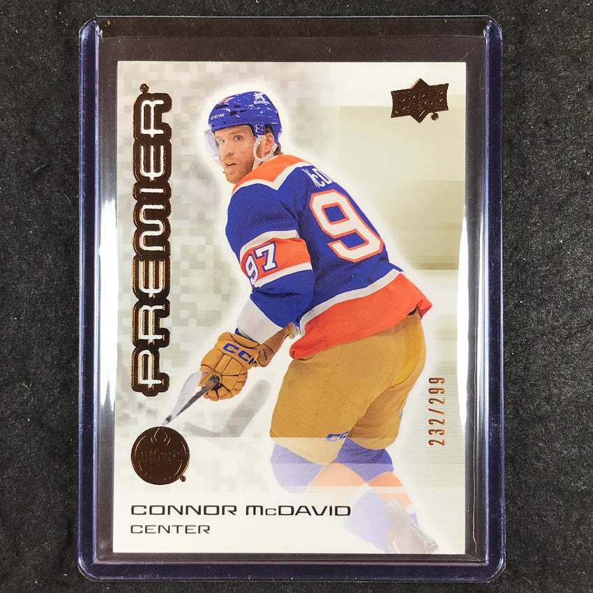 2024-25 Premier Hockey CONNOR MCDAVID Base Bronze 232/299 #49