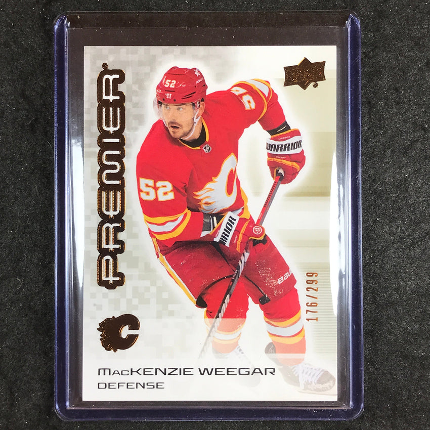 2024-25 Premier Hockey MACKENZIE WEEGAR Base Bronze 176/299 #52