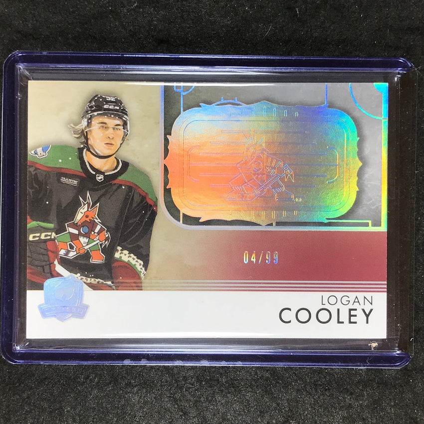 2023-24 The Cup Hockey LOGAN COOLEY Rookie Rink Gallery 4/99 #RGLC-V3