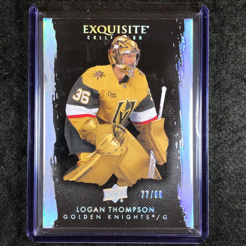 2023-24 The Cup Hockey LOGAN THOMPSON Exquisite Collection Black 77/99